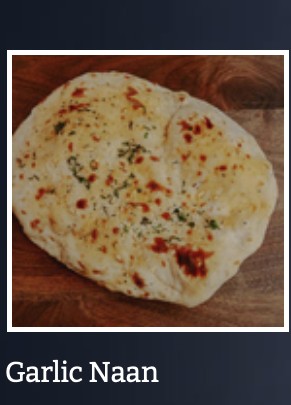 Garlic naan straight from the tandoor