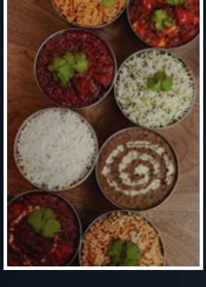 A selection of house curries